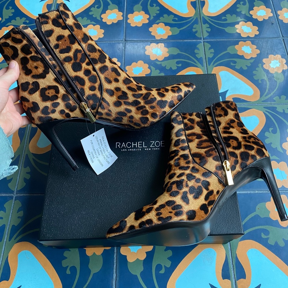 Rachel Zoe Morgan Leopard Bootie